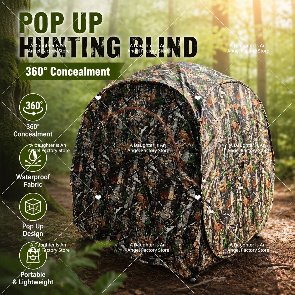Hunting And Camping In Forest - Tenda Kamuflase untuk Berkemah dan Mengamati