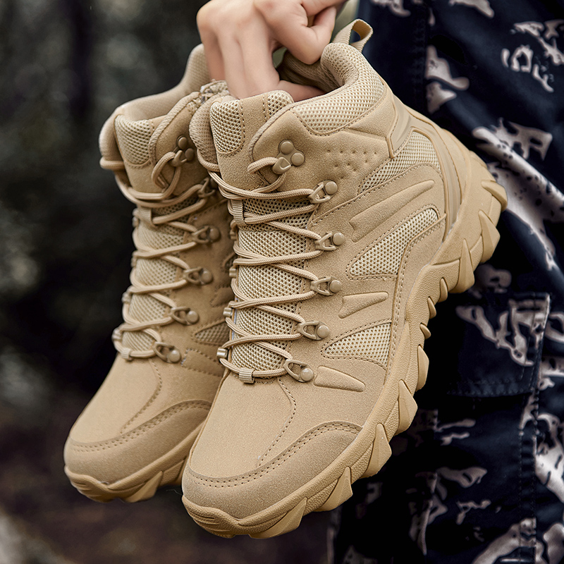 Outdoor Hunting Boots For Men - Sepatu Bot Latihan Tempur Gurun Pria
