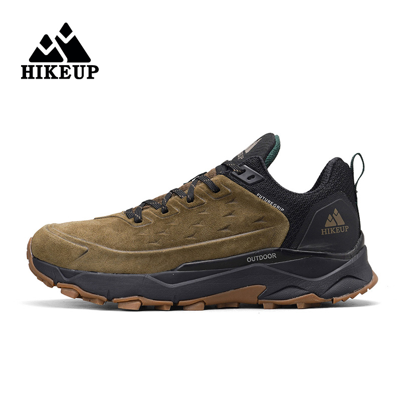 Outdoor Hunting Boots For Men - HIKEUP sepatu bantalan sol luar karet