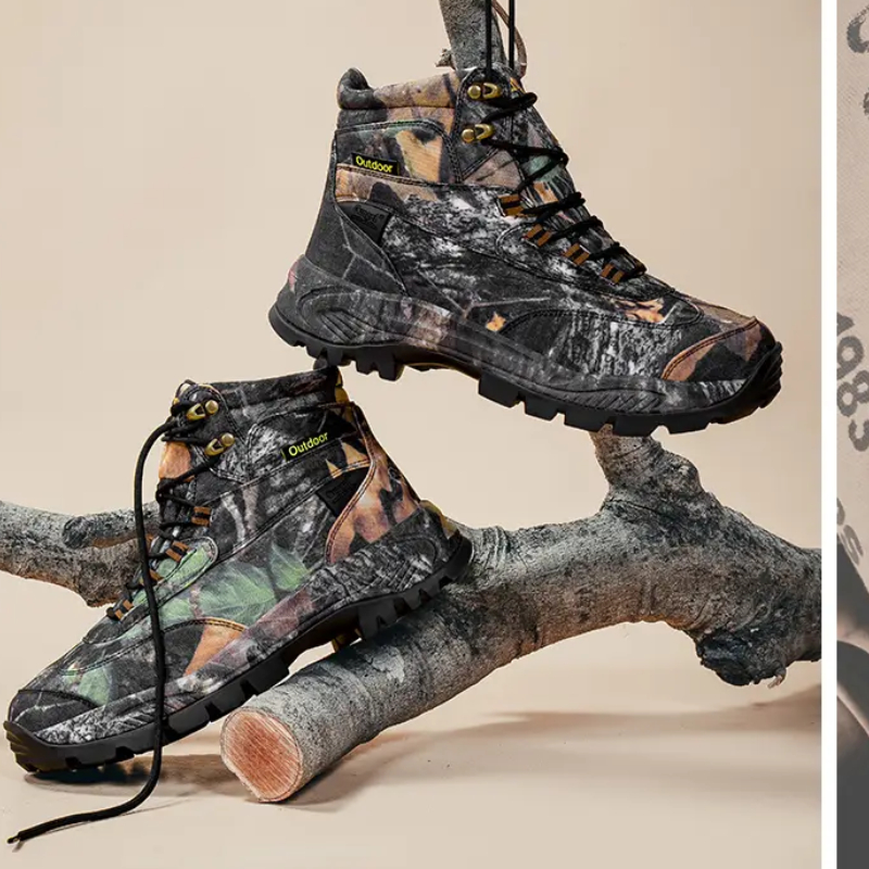 Outdoor Hunting Boots For Men - Sepatu Bot Berburu Kamuflase High Top