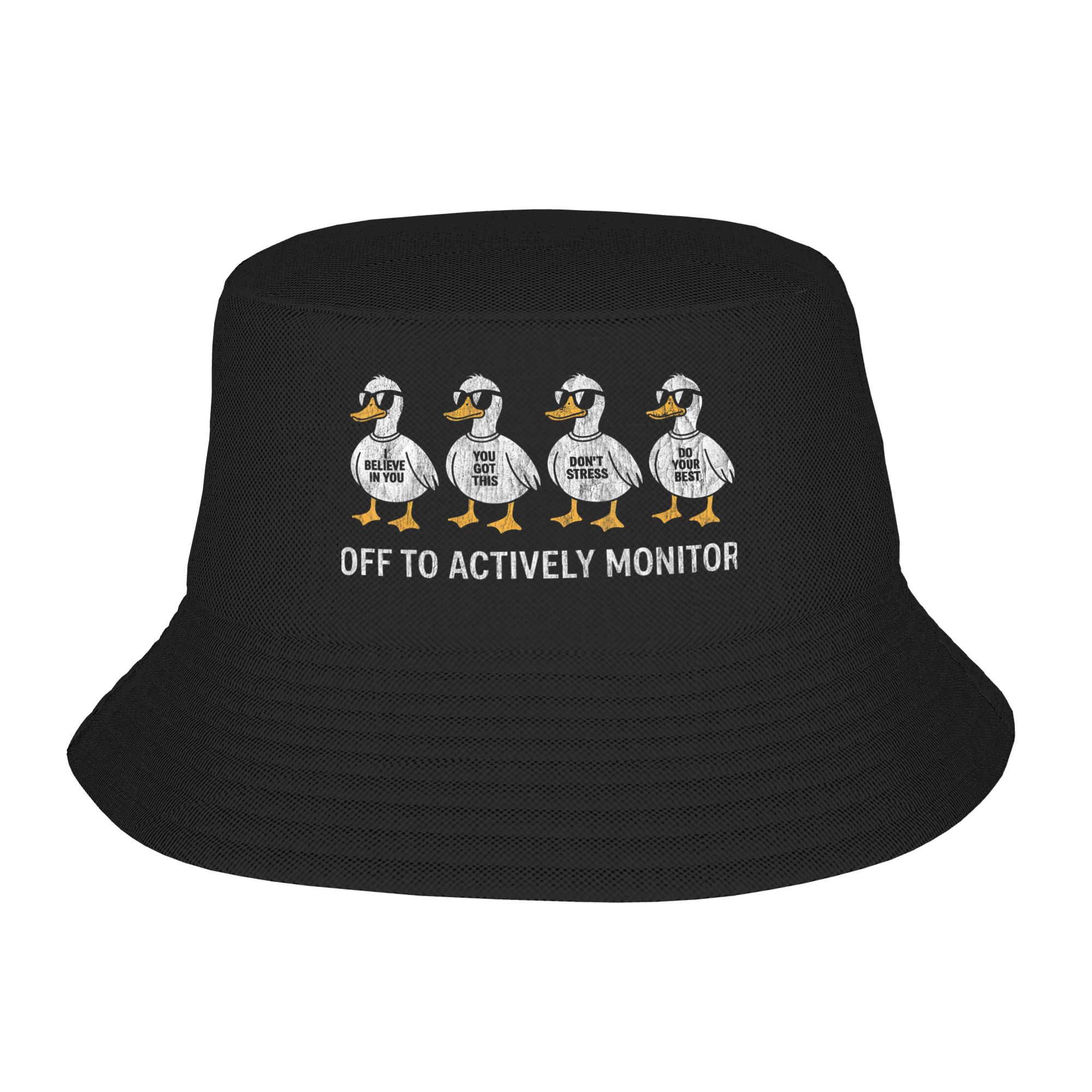 Hunting Outdoor Day - Topi Bucket Meme Raccoon untuk Hari
