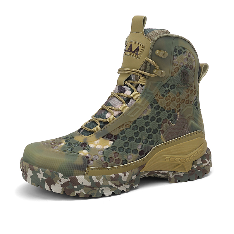 Outdoor Hunting Boots For Men - Sepatu Hiking Pria Sepatu Bot Taktis