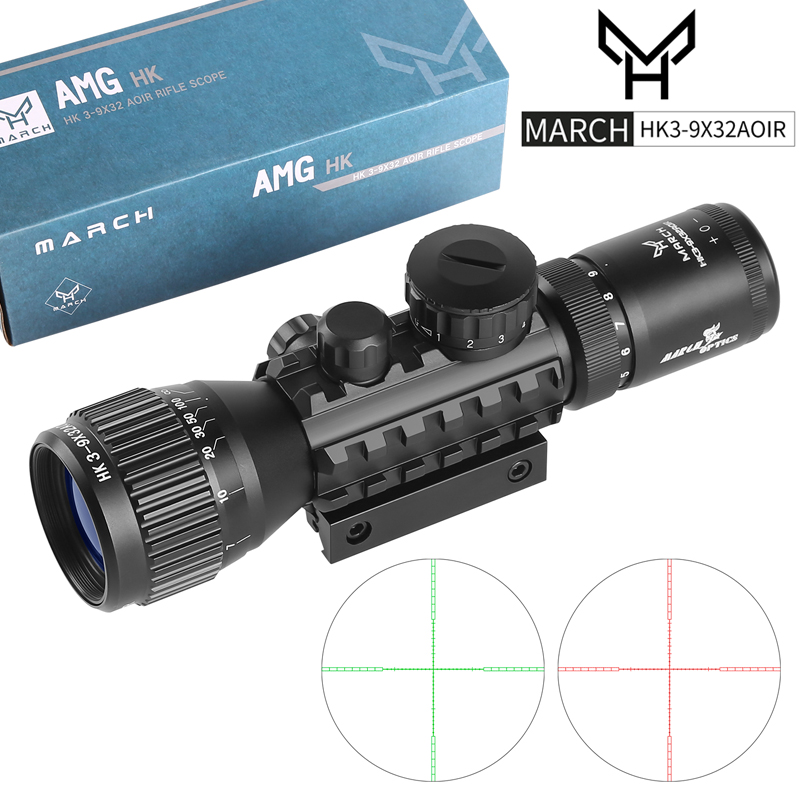 Outdoor Hunting Lab - Teropong Taktis HK 3-9X32AOIR untuk Berburu
