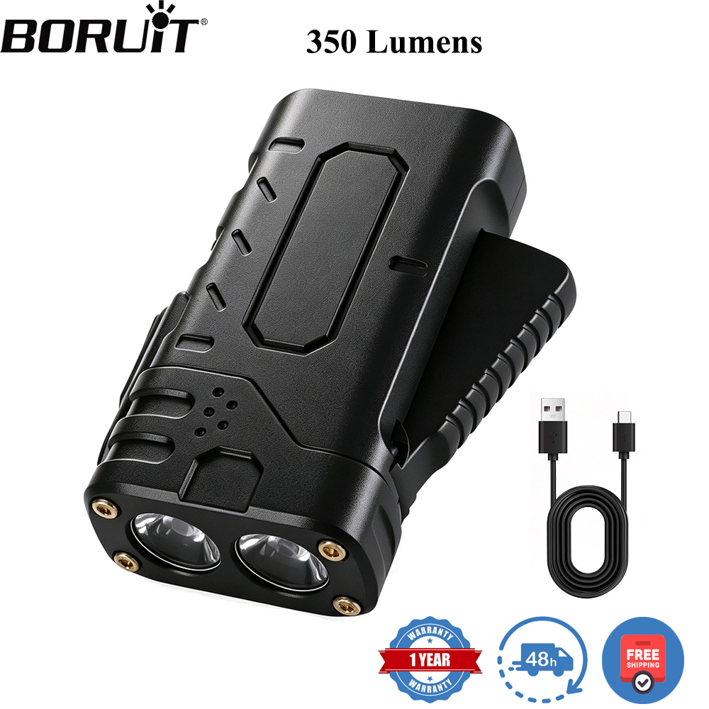 Hunting Fishing Outdoor - BORUIiT Senter LED EDC dengan Engkol