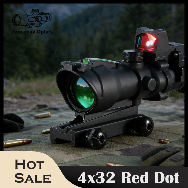 Outdoor Hunting Lab - Teropong Taktis 4x32 Red Dot Berkualitas