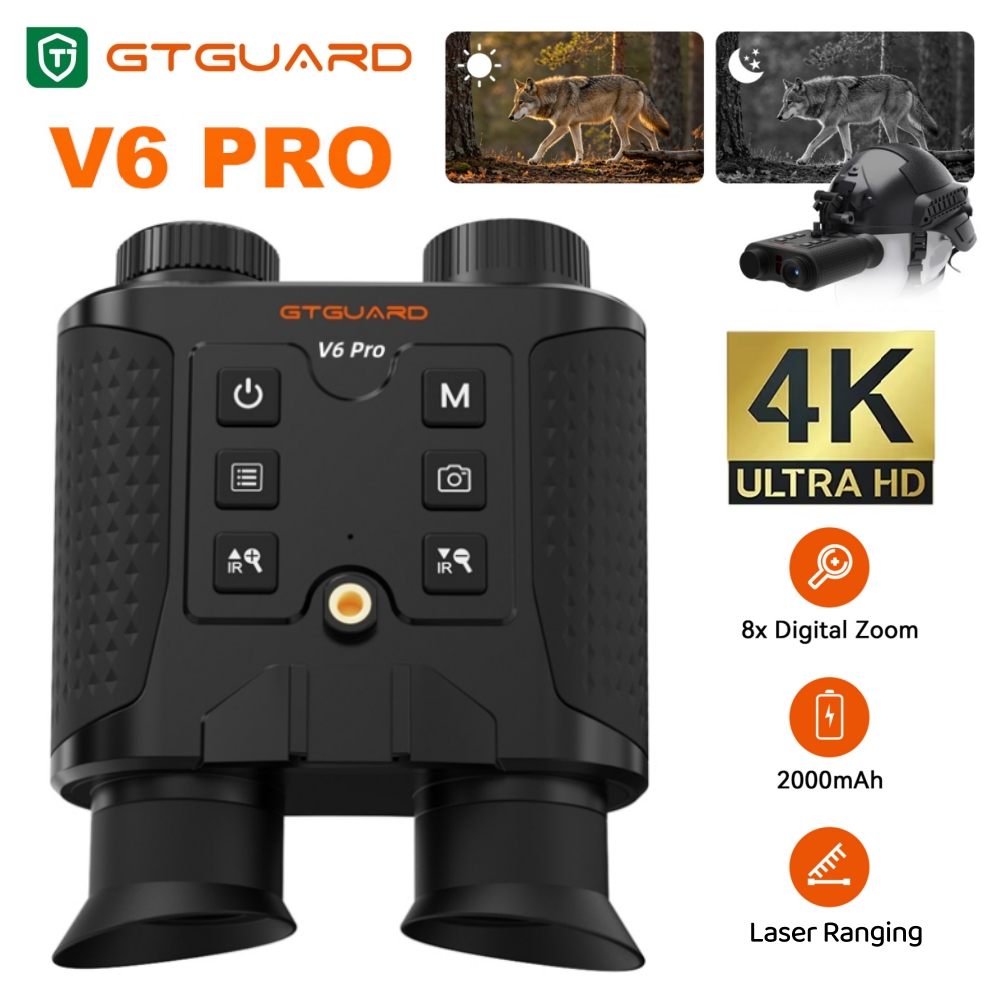Hunting Outdoor Day - Teropong Penglihatan Malam 4K 8X Zoom