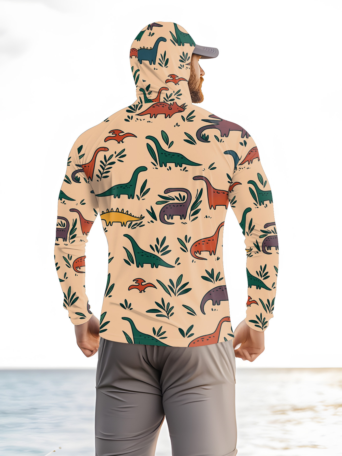 Kaos hoodie mancing untuk pria - Hunting Fishing Outdoor ulasan dan harga