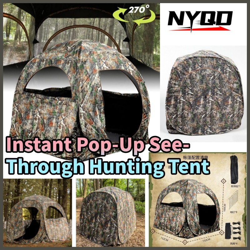 Tenda Camping Pop Up Tempat Be - Hunting And Camping In Forest ulasan dan harga