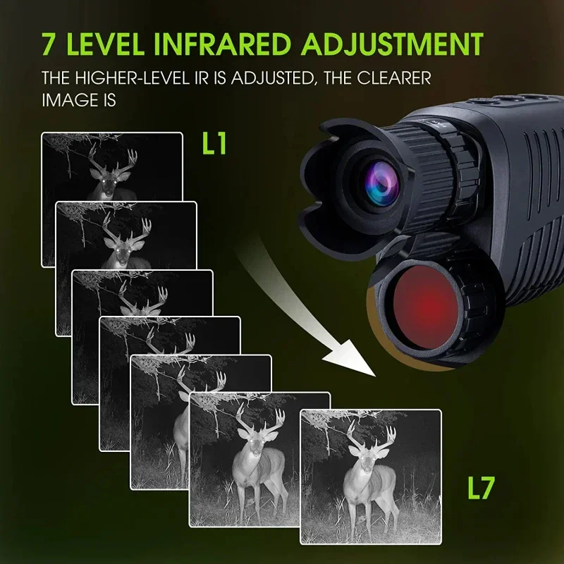 Monokuler Penglihatan Malam HD - Hunting Outdoor Day ulasan dan harga