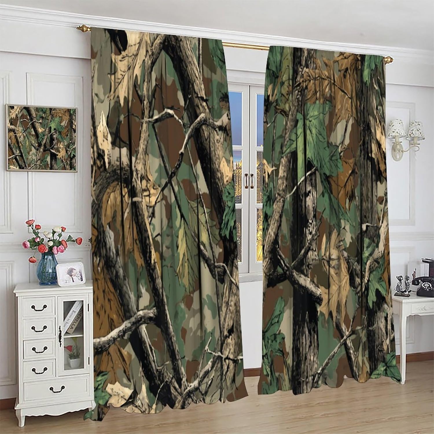 Tirai Kamuflase Hutan, Tirai P - Hunting And Camping In Forest ulasan dan harga