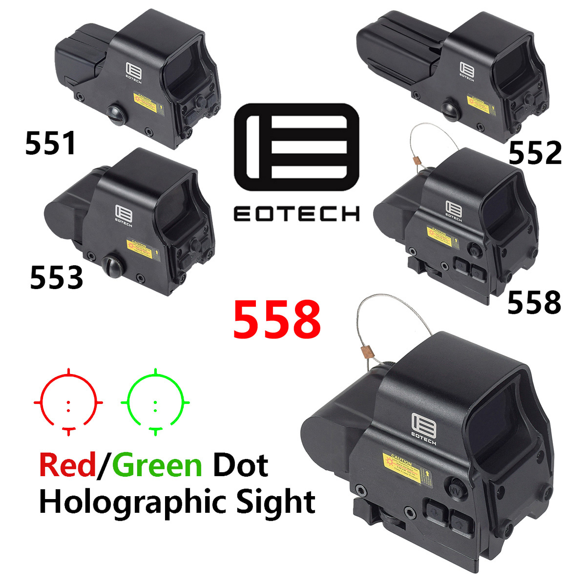 Eotech 551 552 553 558 Penglih - Outdoor Hunting Lab ulasan dan harga