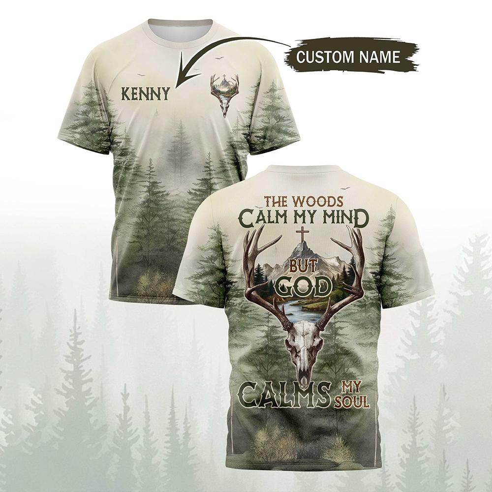 Kaos Pria Vintage Motif Beruan - Hunting And Camping In Forest ulasan dan harga