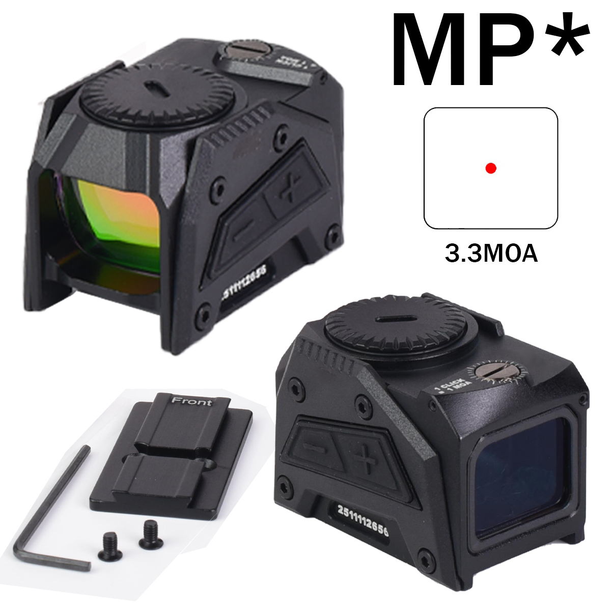 Tactical MP* Red Dot Sight 1X1 - Outdoor Hunting Lab ulasan dan harga