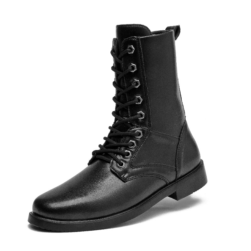 Sepatu Bot Kulit Tinggi Anti S - Outdoor Hunting Boots For Men ulasan dan harga