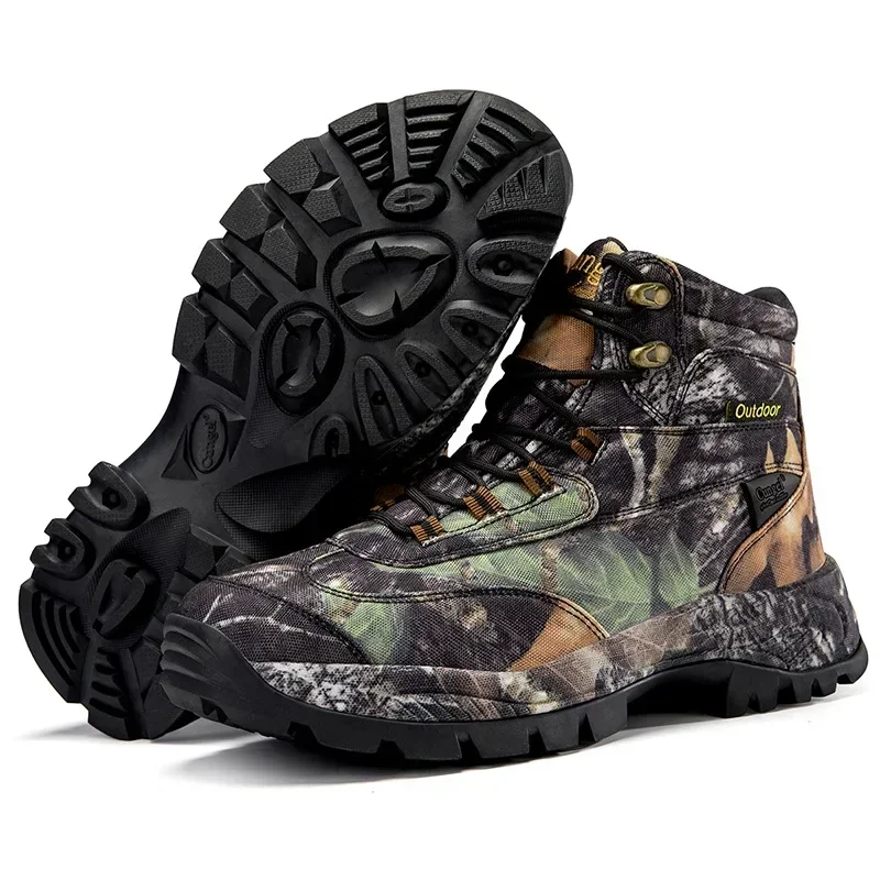 Sepatu Bot Berburu Kamuflase H - Outdoor Hunting Boots For Men ulasan dan harga