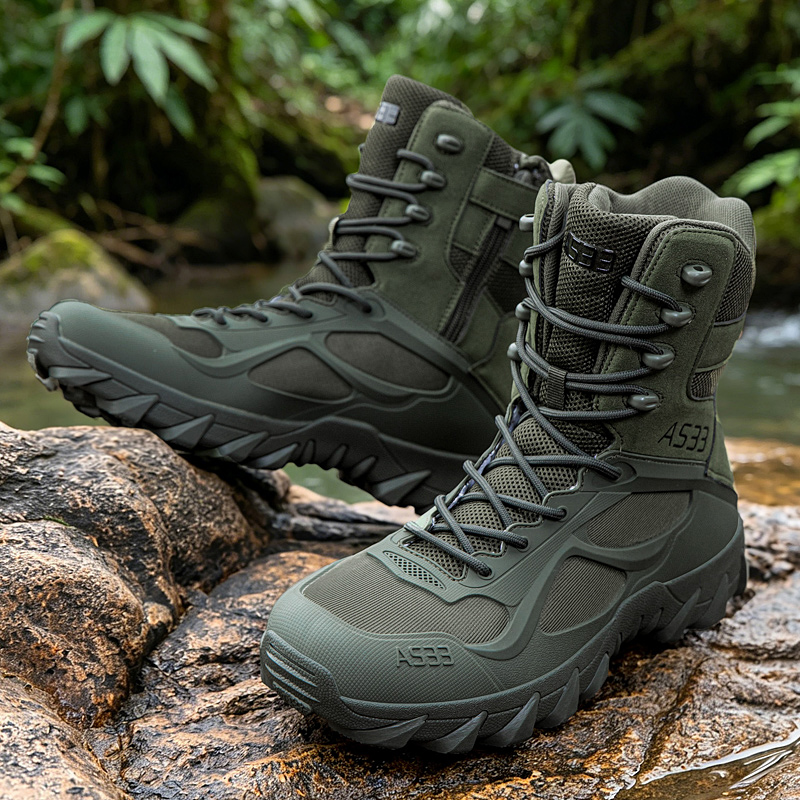 Sepatu Bot Taktis Pria Sepatu  - Outdoor Hunting Boots For Men ulasan dan harga