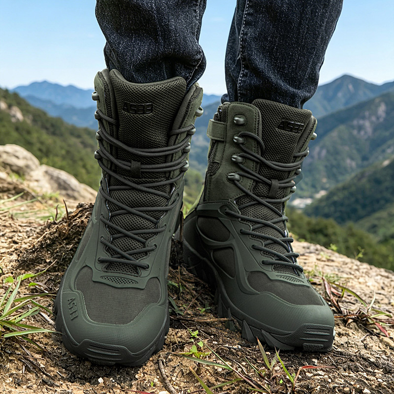 Sepatu Bot Taktis Pria Sepatu  - Outdoor Hunting Boots For Men ulasan dan harga