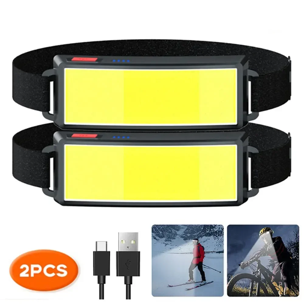 Lampu Depan LED Portabel COB L - Hunting Fishing Outdoor ulasan dan harga