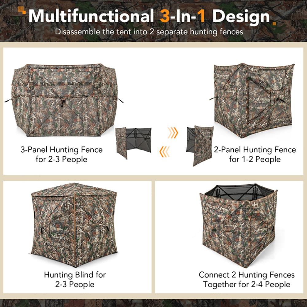 Tenda Berburu 5-in-1 yang Dapa - Hunting Outdoor ulasan dan harga
