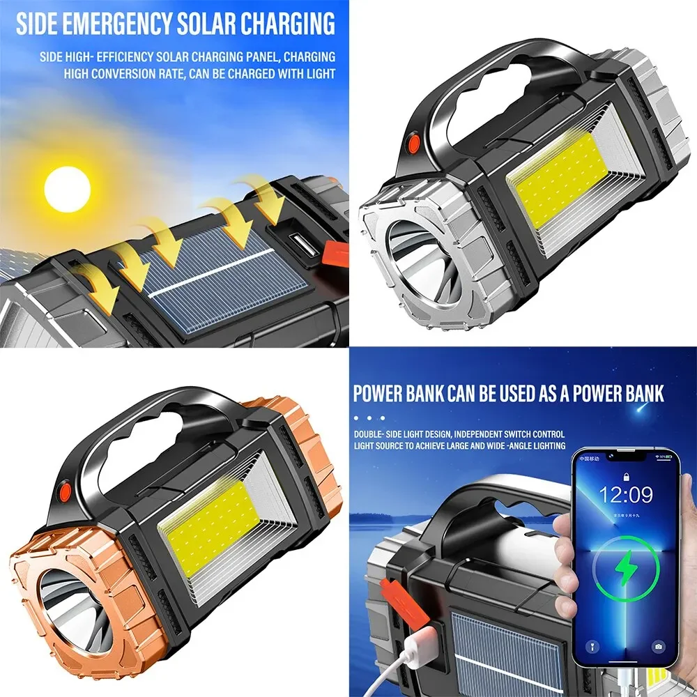 Senter LED Tenaga Surya Daya T - Hunting Fishing Outdoor ulasan dan harga