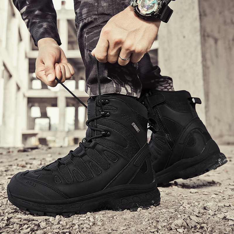 Sepatu Bot Taktis Pria Baru Se - Outdoor Hunting Boots For Men ulasan dan harga