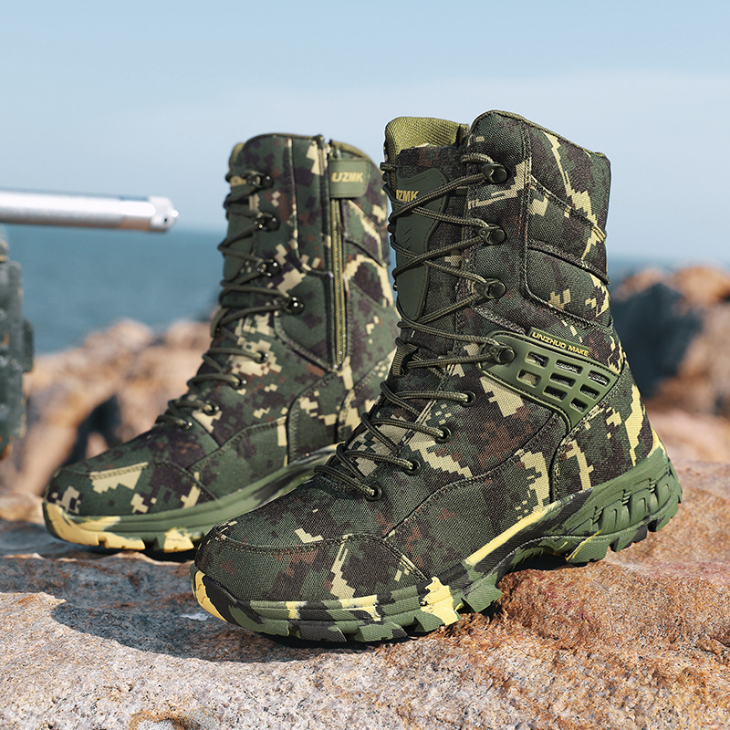 Sepatu Bot Luar Ruangan Pria K - Outdoor Hunting Boots For Men ulasan dan harga