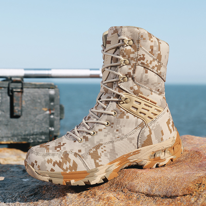 Sepatu Bot Luar Ruangan Pria K - Outdoor Hunting Boots For Men ulasan dan harga