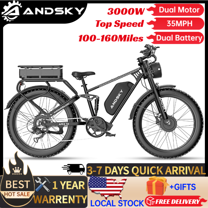ANDSKY Apex50 AWD Sepeda Listr - Hunting Outdoor Day ulasan dan harga
