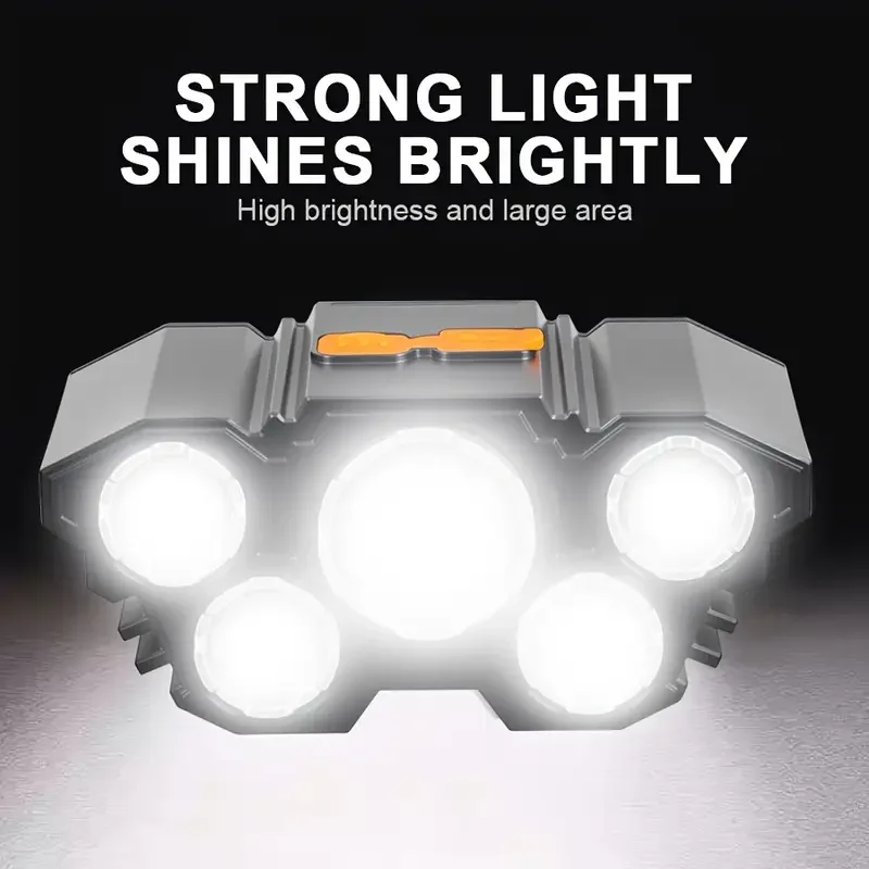Lampu Kepala Luar Ruangan 5LED - Hunting Fishing Outdoor ulasan dan harga
